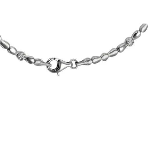 SilberDream Collier Design Zirkonia weiß 925er Silber 45cm Kette SDK4806W