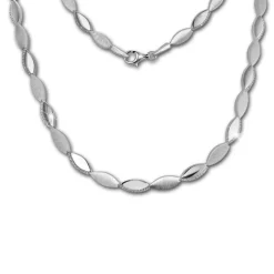 SilberDream Collier Elegance Zirkonia weiß 925er Silber 44,5cm Halskette SDK453W