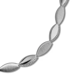 SilberDream Collier Elegance Zirkonia weiß 925er Silber 44,5cm Halskette SDK453W