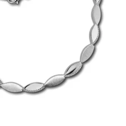 SilberDream Collier Elegance Zirkonia weiß 925er Silber 44,5cm Halskette SDK453W