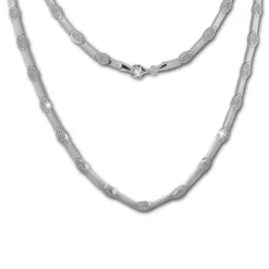 SilberDream Collier Eye Zirkonia weiß 925er Silber 45cm Halskette SDK462W