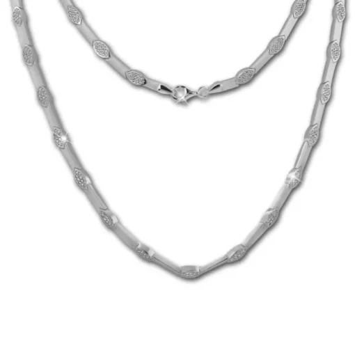 SilberDream Collier Eye Zirkonia weiß 925er Silber 45cm Halskette SDK462W