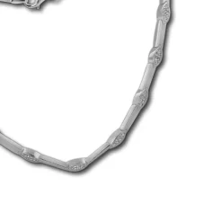 SilberDream Collier Eye Zirkonia weiß 925er Silber 45cm Halskette SDK462W