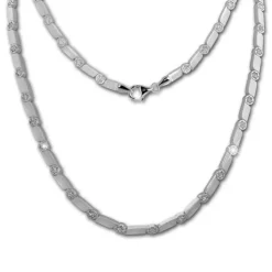SilberDream Collier Fantasie Zirkonia weiß 925er Silber 45,5cm Halskette SDK464W