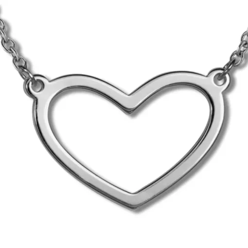 SilberDream Collier Herz Kette 925er Silber Damen Halskette 42cm SDK29242J