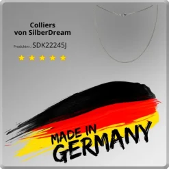 SilberDream Collier Himbeerkette 925er Silber Halskette 45cm Kette SDK22245J