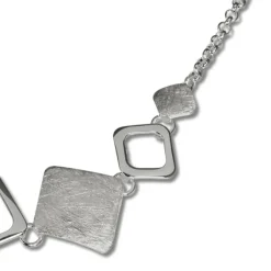 SilberDream Collier Karo 925 Sterling Silber 45cm Kette SDK409