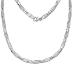 SilberDream Collier Kette Muster 925er Silber 45cm Damen Halskette SDK437J