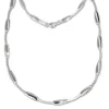 SilberDream Collier Kette Design 925 Silber 45cm Halskette SDK404