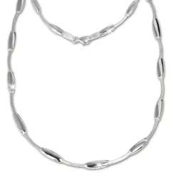 SilberDream Collier Kette Design 925 Silber 45cm Halskette SDK404