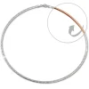 SilberDream Collier Kette Muster Rose vergoldet und Silber 925er 45cm SDK22945F