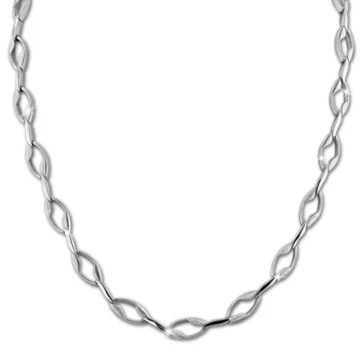 SilberDream Collier Kette Ranke 925er Silber 45cm Damen Halskette SDK465J