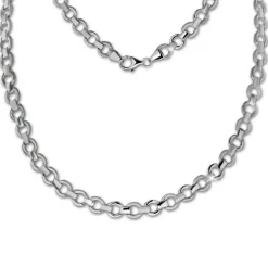 SilberDream Collier Kette rund 925 Silber 44cm Halskette SDK439J