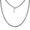 SilberDream Collier Kette Kugeln geschwärzt 925 Silber Damen 44cm-47cm SDK11045K