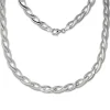SilberDream Collier Kette Zopf 925er Silber 44,5cm Damen Halskette SDK438J