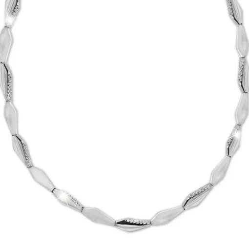 SilberDream Collier Kette Fantasie 925er Silber Zirkonia 45cm Damen SDK468W