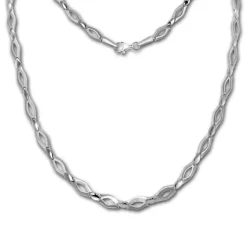 SilberDream Collier Kette Outline 925 Sterling Silber 45cm Halskette SDK456J