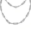 SilberDream Collier Kette diamantiert 925 Silber 44cm Halskette SDK442J