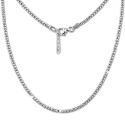SilberDream Collier Kette Kugeln 925 Sterling Silber Damen 44cm-47cm SDK11045J