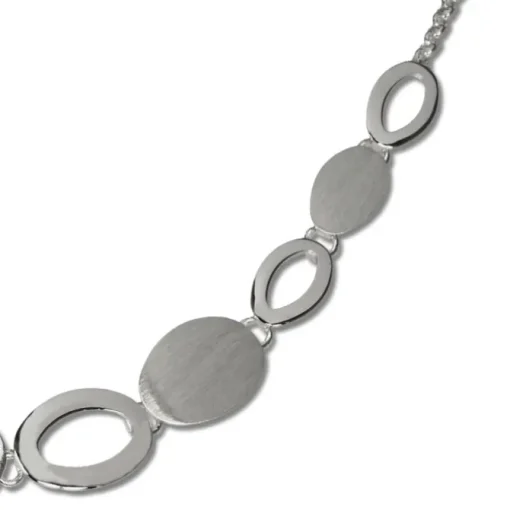 SilberDream Collier Kette Grazie 925 Vollsilber 45cm Halskette SDK408