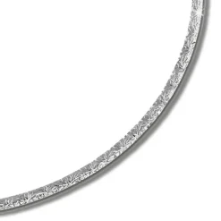 SilberDream Collier Kette Muster Rose vergoldet und Silber 925er 45cm SDK22945F
