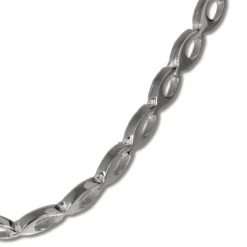 SilberDream Collier Kette oval offen 925 Silber 45cm Halskette SDK401