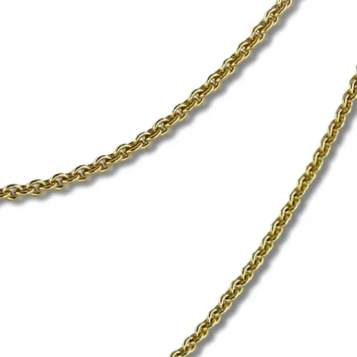 SilberDream Collier Kette Herz vergoldet 925er Silber Damen 45cm SDK22645Y
