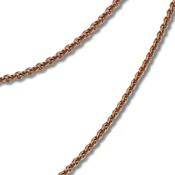 SilberDream Collier Kette Herz rose vergoldet 925er Silber Damen 45cm SDK22645E