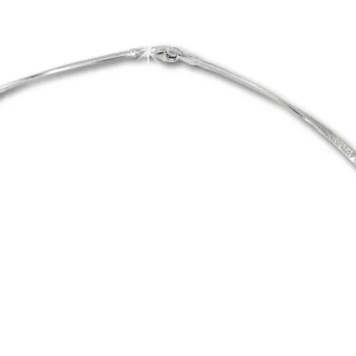 SilberDream Collier Kette Muster gedreht 925er Silber Damen 45cm SDK29045J