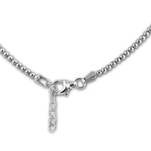 SilberDream Collier Kette Kugeln 925 Sterling Silber Damen 44cm-47cm SDK11045J