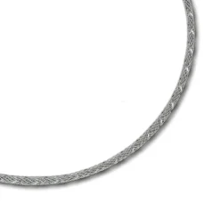 SilberDream Collier Kette Gitter 925er Silber Damen 50cm SDK2195J