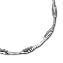 SilberDream Collier Kette Design 925 Silber 45cm Halskette SDK404