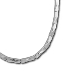 SilberDream Collier Kette Zopf 925 Sterling Silber 45cm Halskette SDK463J
