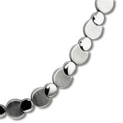 SilberDream Collier Kette Circles 925er Silber 44,5cm Damen Halskette SDK474J