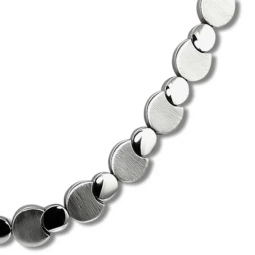 SilberDream Collier Kette Circles 925er Silber 44,5cm Damen Halskette SDK474J