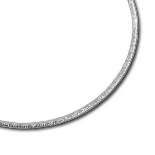 SilberDream Collier Kette Muster Rose vergoldet und Silber 925er 45cm SDK22945F