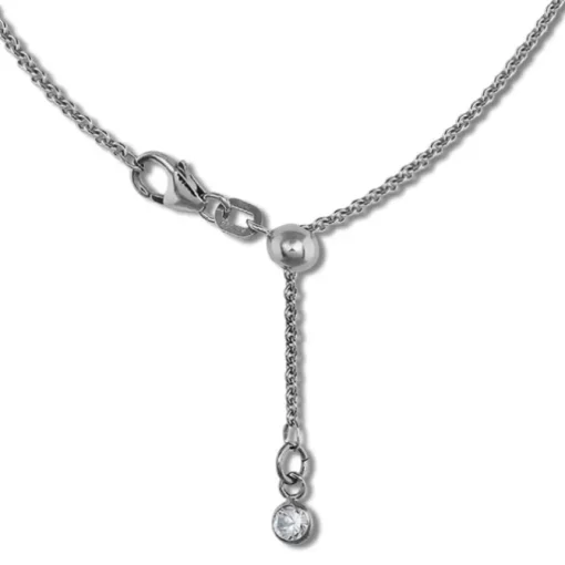 SilberDream Collier Kette Zirkonia 925er Sterling Silber Damen 45cm SDK22545J