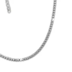 SilberDream Collier Kette Kugeln 925 Sterling Silber Damen 44cm-47cm SDK11045J