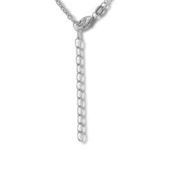 SilberDream Collier Kette Zirkonia weiß 925er Silber Damen 45cm SDK27845J