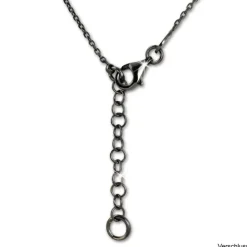SilberDream Collier Kette Knoten geschwärzt 925 Silber Damen 44cm-47cm SDK11244S