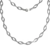 SilberDream Collier Ranke Zirkonia weiß 925er Silber 45cm Kette SDK4805W
