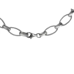 SilberDream Collier Style 925 Silber glanz matt 45cm Kette Damen SDK4803M