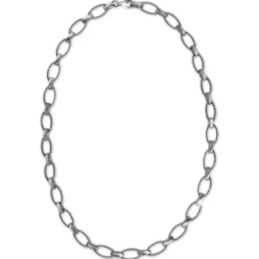 SilberDream Collier Style 925 Silber glanz matt 45cm Kette Damen SDK4803M