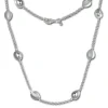 SilberDream Collier Tropfen 925 Sterling Silber 45,5cm Halskette SDK416
