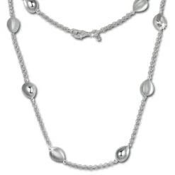 SilberDream Collier Tropfen 925 Sterling Silber 45,5cm Halskette SDK416