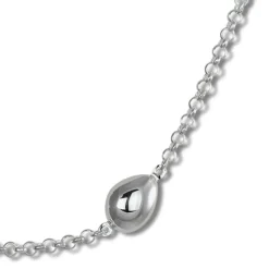 SilberDream Collier Tropfen 925 Sterling Silber 45,5cm Halskette SDK416