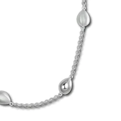 SilberDream Collier Tropfen 925 Sterling Silber 45,5cm Halskette SDK416