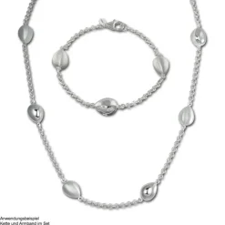 SilberDream Collier Tropfen 925 Sterling Silber 45,5cm Halskette SDK416