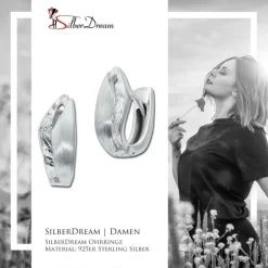 SilberDream Creole Abstract 925er Sterling Silber Damen SDO4403O