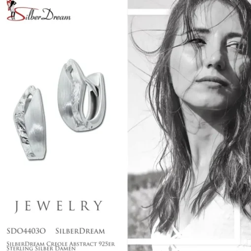 SilberDream Creole Abstract 925er Sterling Silber Damen SDO4403O